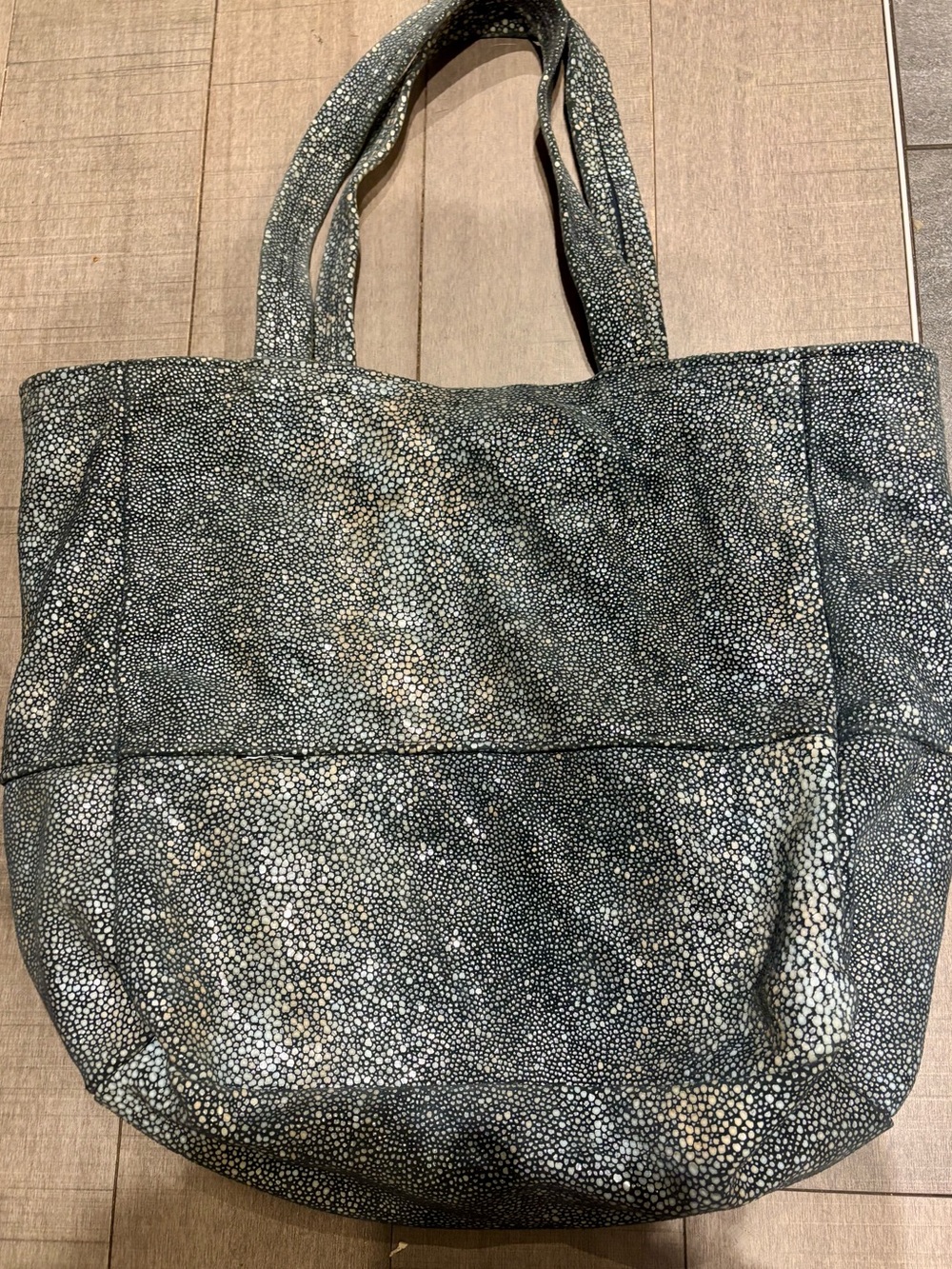 🦋Reiner's🦋Genuine Speckled Leather Handmade in Canada-Mermaid Sheen